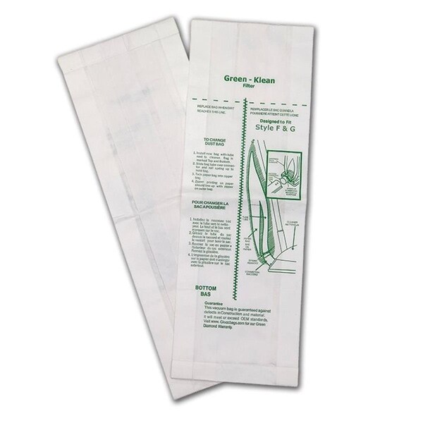 Green Klean GK-F&G Nilfisk Advance Reliavac 12HP & 16HP Replacement Vacuum Bags - Case of 36 GK-F&G - main